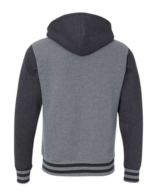 Independent Trading Co. Unisex Heavyweight Varsity Full-Zip Hooded Sweatshirt Mens Apparel Sweatshirts & Fleece