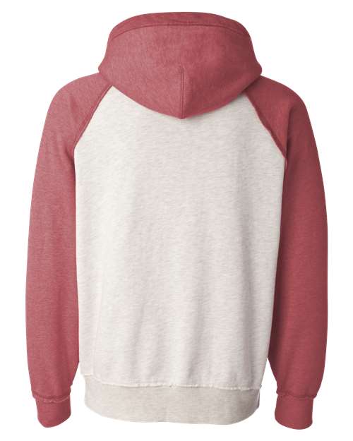 J. America Men's Vintage Heather Hooded Sweatshirt-2