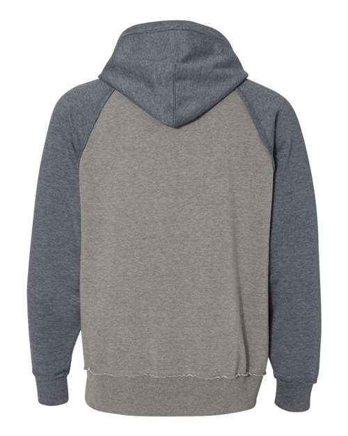 J. America Men's Vintage Heather Hooded Sweatshirt-2
