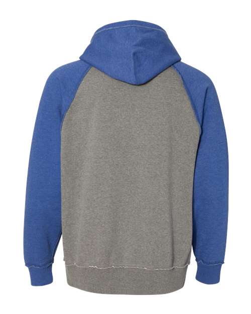 J. America Men's Vintage Heather Hooded Sweatshirt 1849 Mens Apparel Sweatshirts & Fleece