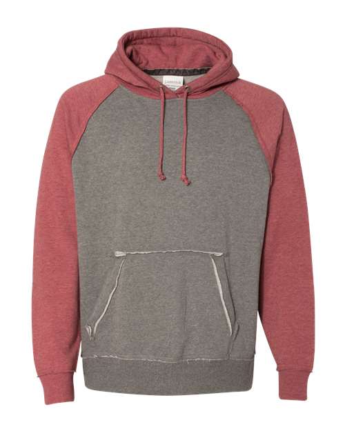 J. America Men's Vintage Heather Hooded Sweatshirt-1