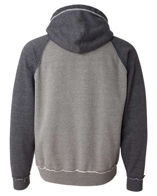 J. America Men's Vintage Heather Hooded Sweatshirt 1849 Mens Apparel Sweatshirts & Fleece