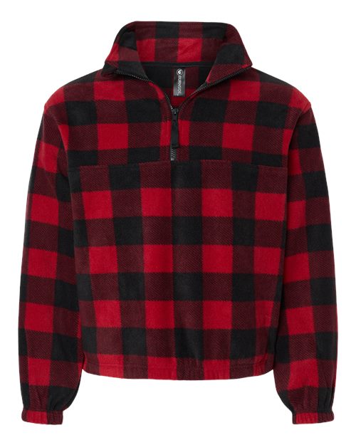 Burnside Polar Fleece Quarter-Zip Pullover Mens Apparel Sweatshirts & Fleece