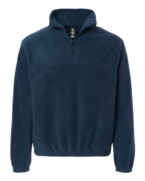 Burnside Polar Fleece Quarter-Zip Pullover Mens Apparel Sweatshirts & Fleece