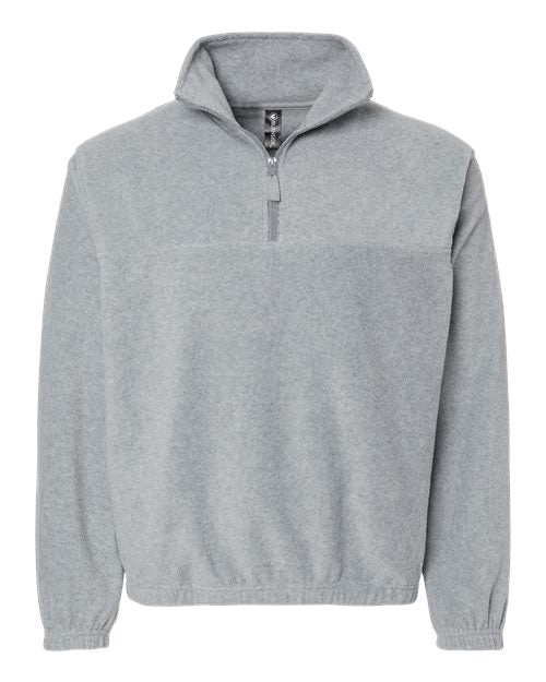 Burnside Polar Fleece Quarter-Zip Pullover Mens Apparel Sweatshirts & Fleece