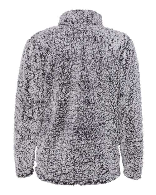 J. America Women's Epic Sherpa Quarter-Zip Pullover 6573 Womens Apparel Sweatshirts & Fleece