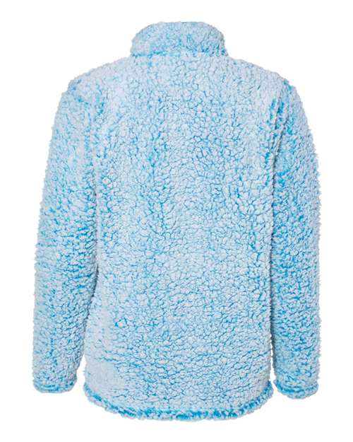 J. America Women's Epic Sherpa Quarter-Zip Pullover 6573 Womens Apparel Sweatshirts & Fleece