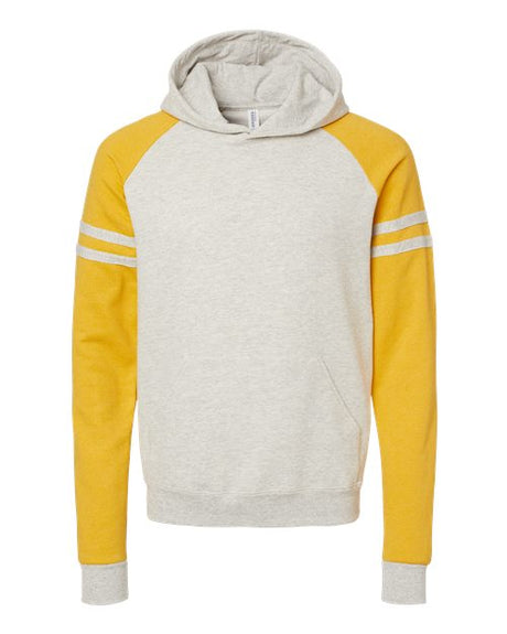 JERZEES Men's Nublend Varsity Colorblocked Raglan Hooded Sweatshirt 97C Mens Apparel Sweatshirts & Fleece