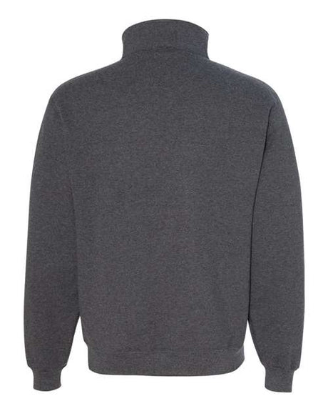 JERZEES Men's Super Sweats NuBlend Quarter-Zip Cadet Collar Sweatshirt JERZEES