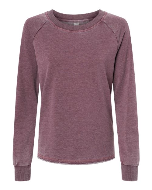 Alternative Women's Lazy Day Mineral Wash French Terry Sweatshirt Womens Apparel Sweatshirts & Fleece