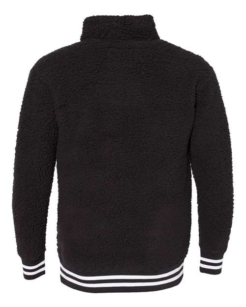 Boxercraft Men's Varsity Sherpa Quarter-Zip Pullover Mens Apparel Sweatshirts & Fleece