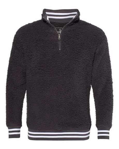 Boxercraft Men's Varsity Sherpa Quarter-Zip Pullover Mens Apparel Sweatshirts & Fleece