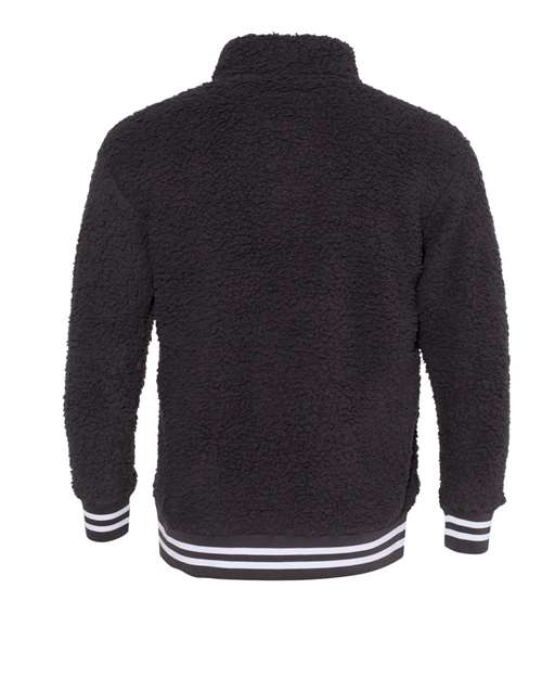 Boxercraft Men's Varsity Sherpa Quarter-Zip Pullover Mens Apparel Sweatshirts & Fleece