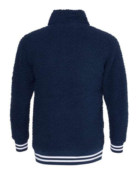 Boxercraft Men's Varsity Sherpa Quarter-Zip Pullover Mens Apparel Sweatshirts & Fleece