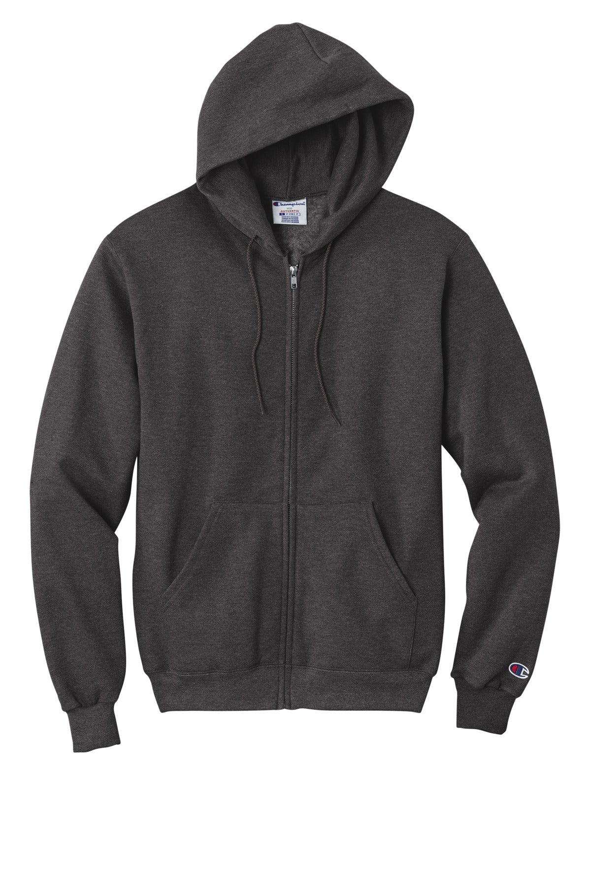 Champion Men's Powerblend Full-Zip Hoodie Mens Apparel Sweatshirts & Fleece