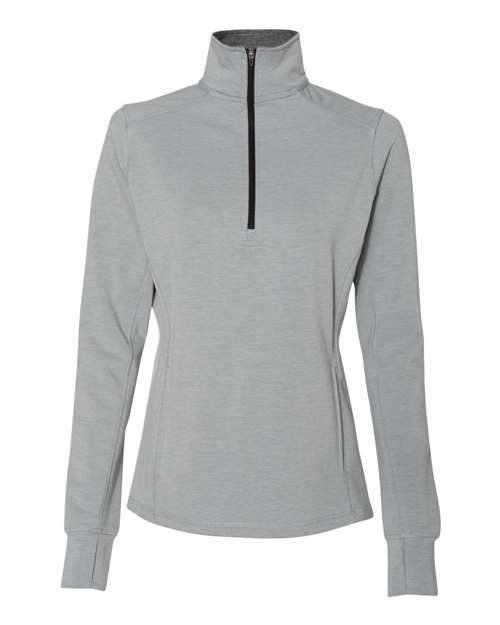 J. America Women's Omega Stretch Quarter-Zip Pullover 6197 Womens Apparel Sweatshirts & Fleece