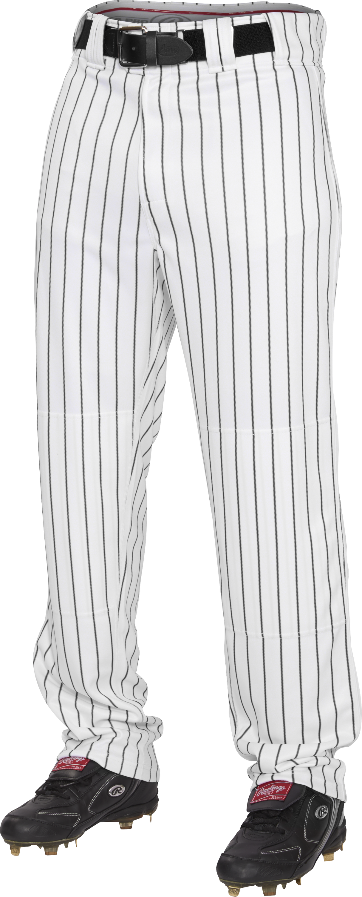 Rawlings Adult Semi-Relaxed Pant With Pin Stripes Baseball Pants Adult