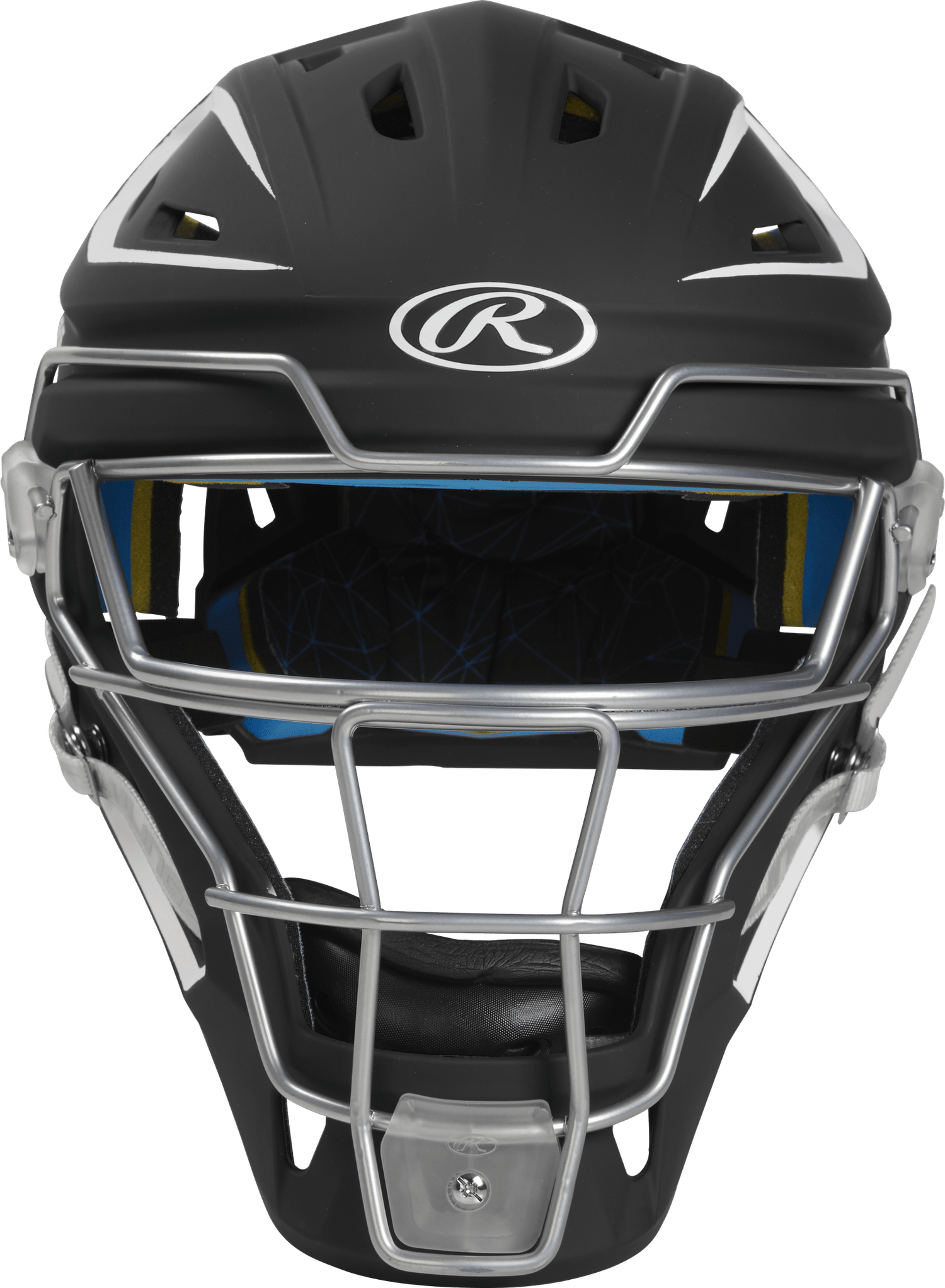 Rawlings Junior Mach 2-Tone Hockey Style Catchers Helmet - Matte Rawlings