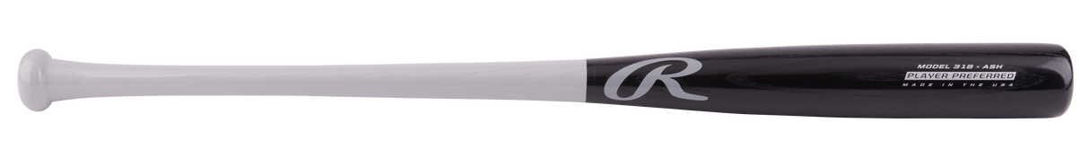 Rawlings Player Preferred Wood Bat - Ash - 318 Pattern Baseball Bats All