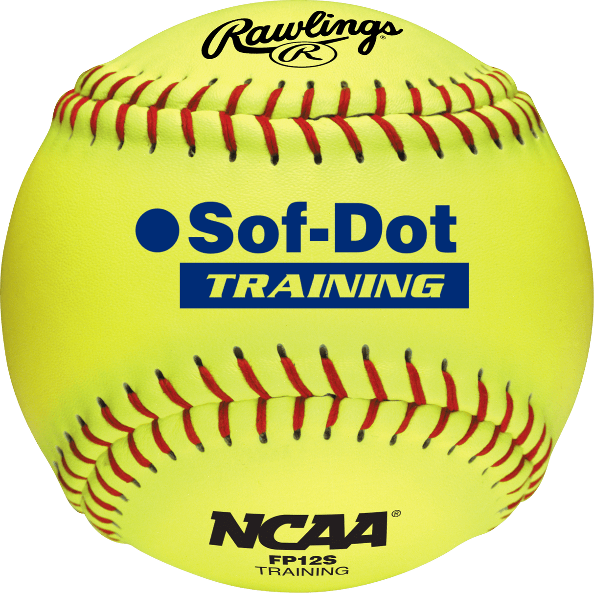 Rawlings NCAA Soft Poly-Core Fastpitch Training Ball - Dozen Softball Softballs All