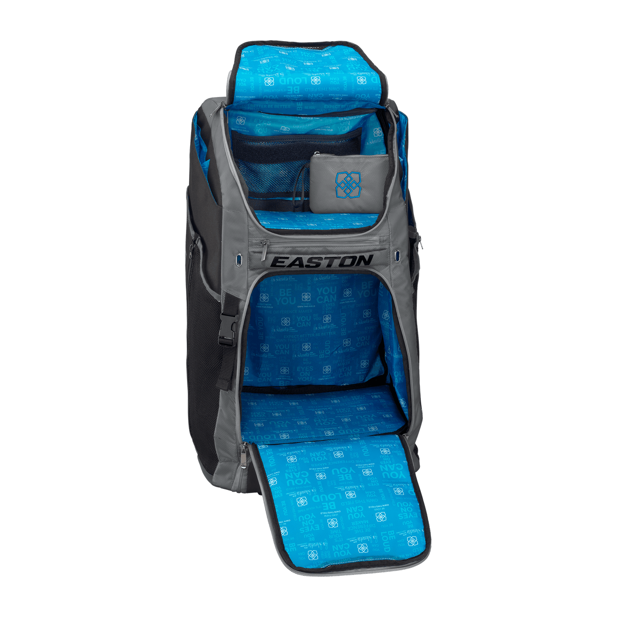 Easton Catcher's Wheeled Bag - Charcoal Softball Accessories All