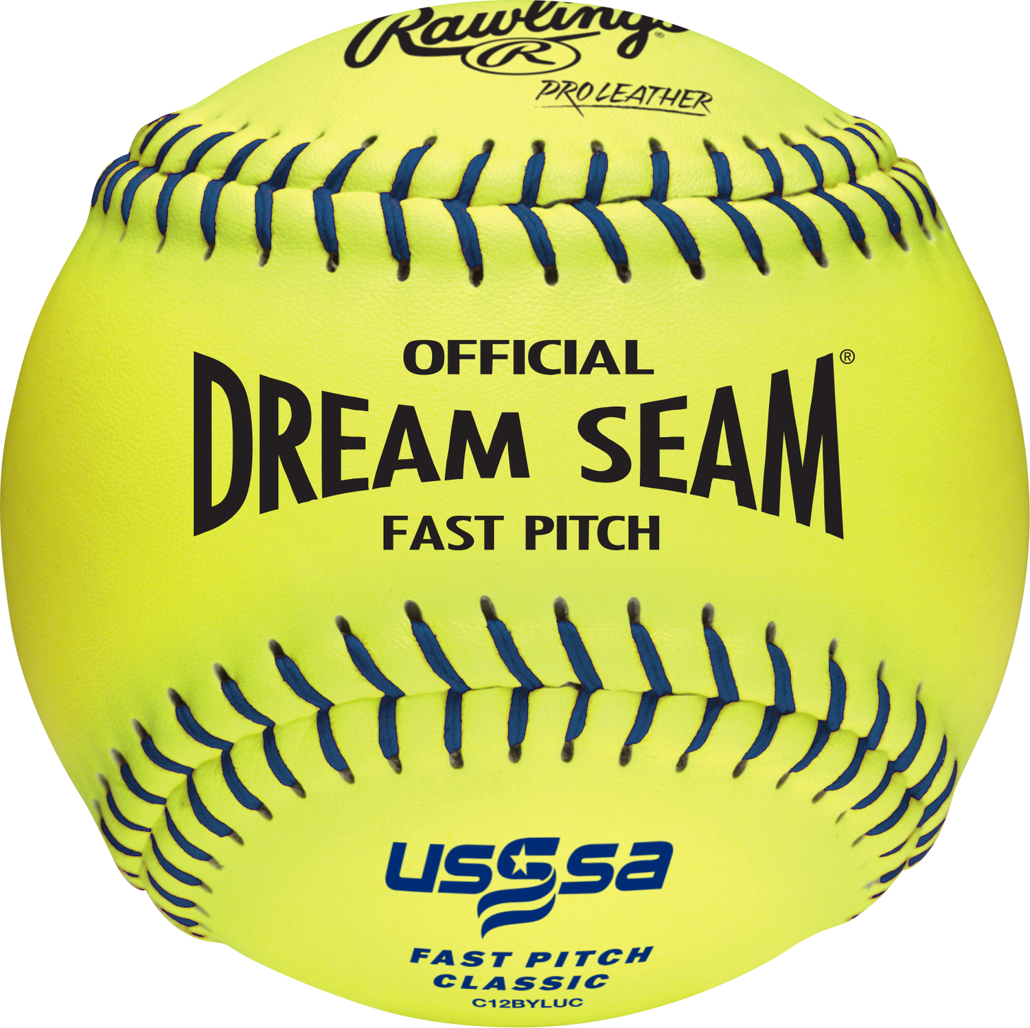 Rawlings USSSA 12 Inch Dream Seam High Density Core Leather Softballs - Dozen Softball Softballs All
