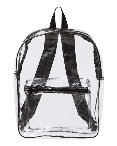 Liberty Bags Clear PVC Backpack Unisex Accessories Bags & Backpacks