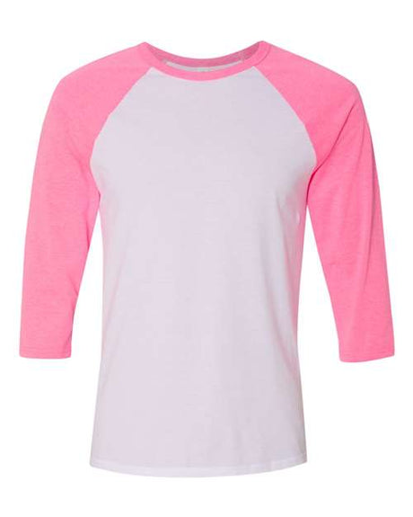 BELLA + CANVAS Unisex Three-Quarter Sleeve Baseball Tee Mens Apparel Shirts & Tops