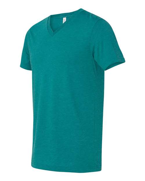 BELLA + CANVAS Men's Triblend Short Sleeve V-Neck Tee. BC3415 Mens Apparel Shirts & Tops