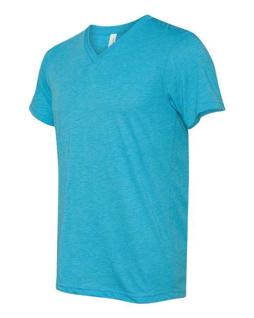 BELLA + CANVAS Men's Triblend Short Sleeve V-Neck Tee. BC3415 Mens Apparel Shirts & Tops
