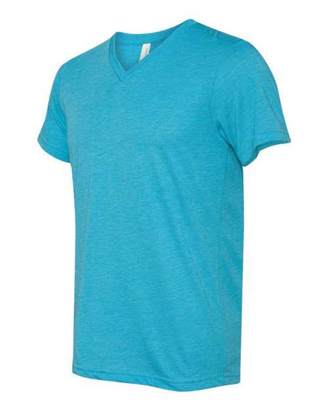 BELLA + CANVAS Men's Triblend Short Sleeve V-Neck Tee. BC3415 Mens Apparel Shirts & Tops