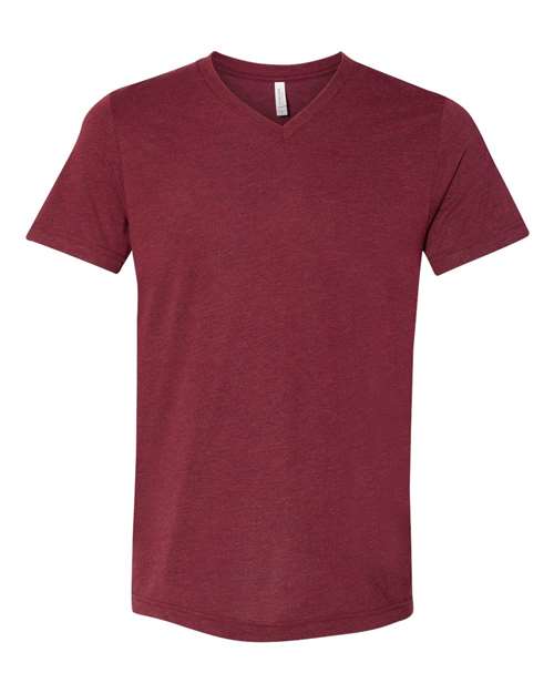 BELLA + CANVAS Men's Triblend Short Sleeve V-Neck Tee. BC3415 Mens Apparel Shirts & Tops
