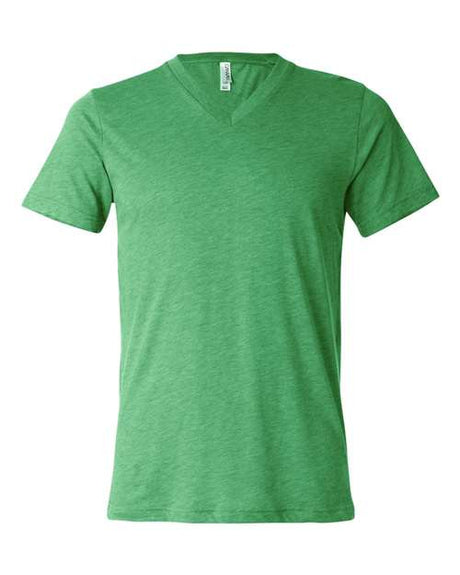 BELLA + CANVAS Men's Triblend Short Sleeve V-Neck Tee. BC3415 Mens Apparel Shirts & Tops