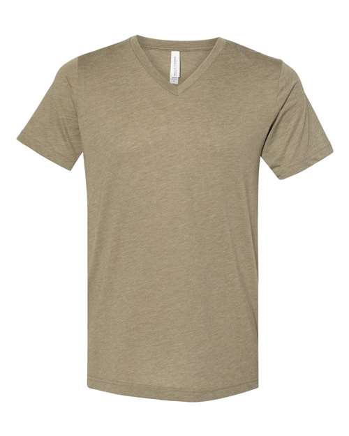 BELLA + CANVAS Men's Triblend Short Sleeve V-Neck Tee. BC3415 Mens Apparel Shirts & Tops