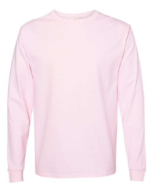 Hanes Men's Authentic 100% Cotton Long Sleeve T-Shirt 5586-1