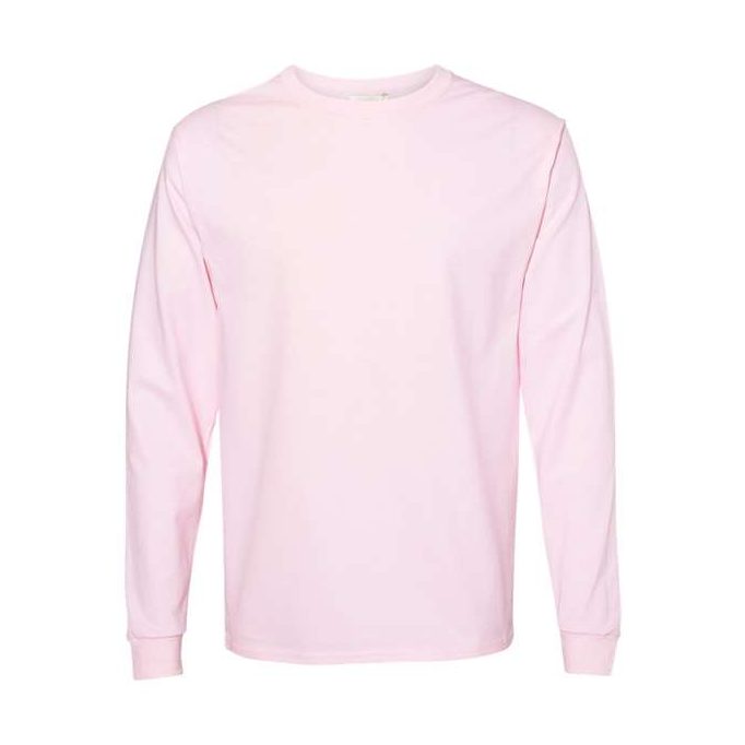 Hanes Men's Authentic 100% Cotton Long Sleeve T-Shirt 5586-1
