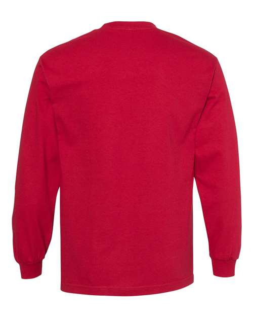 American Apparel Men's Heavyweight Cotton Long Sleeve Tee-2
