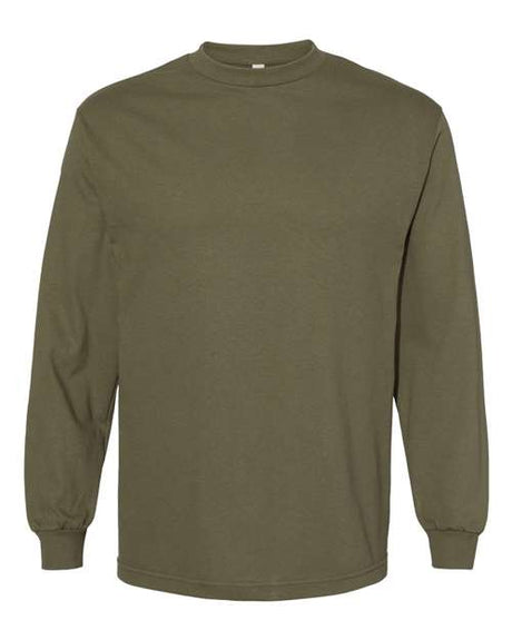 American Apparel Heavyweight Unisex Long Sleeve T-Shirt 1304W Mens Apparel Shirts & Tops