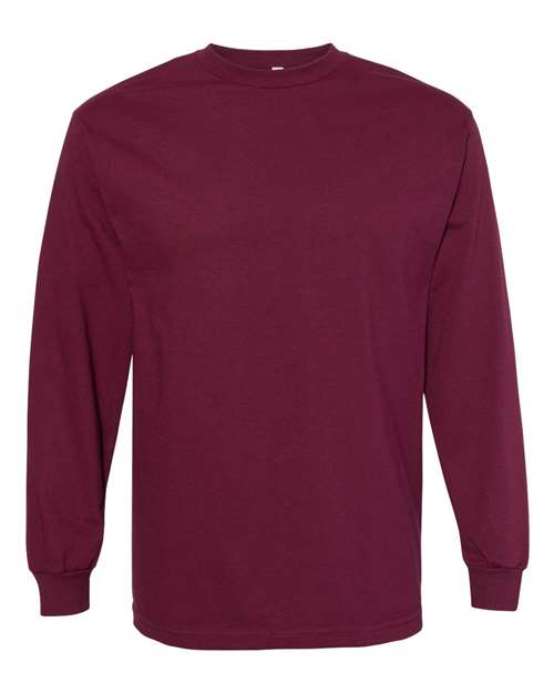 American Apparel Heavyweight Unisex Long Sleeve T-Shirt 1304W Mens Apparel Shirts & Tops