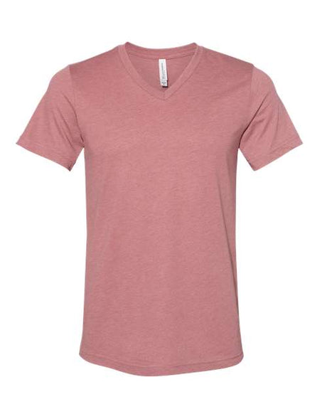 BELLA + CANVAS Men's Heather CVC V-Neck Tee 1 of 2 Mens Apparel Shirts & Tops