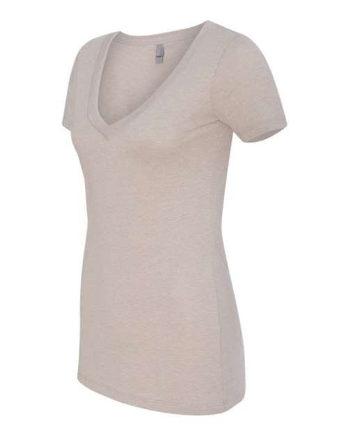 Next Level Women’s CVC Deep V-Neck T-Shirt-2