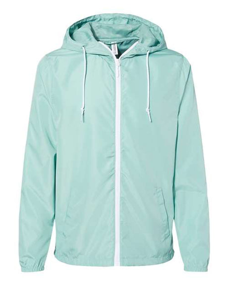 Independent Trading Co. Men's Lightweight Windbreaker Full-Zip Jacket Mens Apparel Jackets & Vests