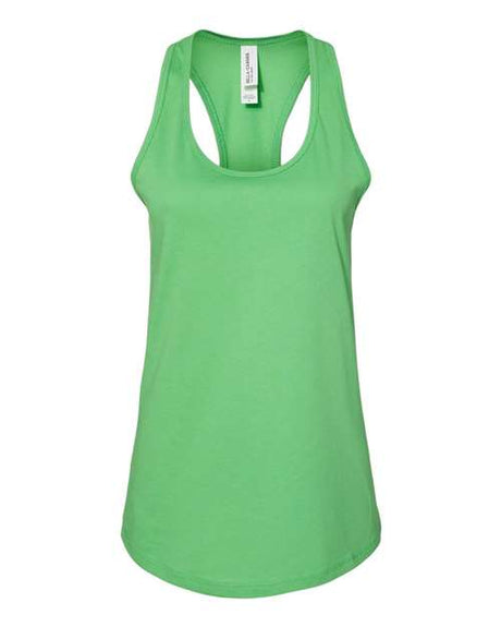BELLA + CANVAS Women's Jersey Racerback Tank. BC6008 Womens Apparel Shirts & Tops