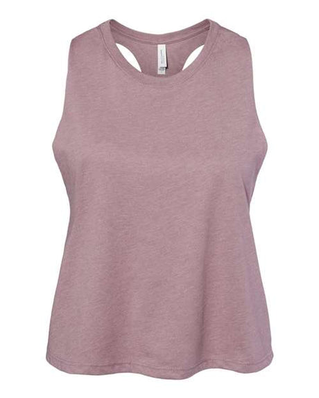 BELLA + CANVAS Women's Racerback Cropped Tank. BC6682 Womens Apparel Shirts & Tops