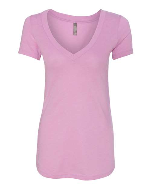 Next Level Women's Triblend Deep V-Neck T-Shirt Womens Apparel Shirts & Tops