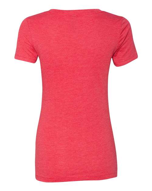 Next Level Women’s Triblend Deep V-Neck T-Shirt-3