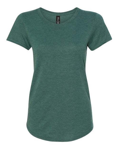 Gildan Women's Softstyle Tri-Blend Short Sleeve Tee 6750L Womens Apparel Shirts & Tops