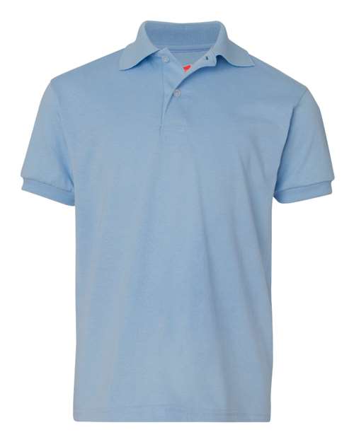 Hanes Youth Ecosmart Jersey Polo Youth Apparel Shirts & Tops