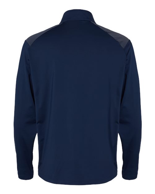 adidas Men's Shoulder Stripe Quarter-Zip Pullover-2