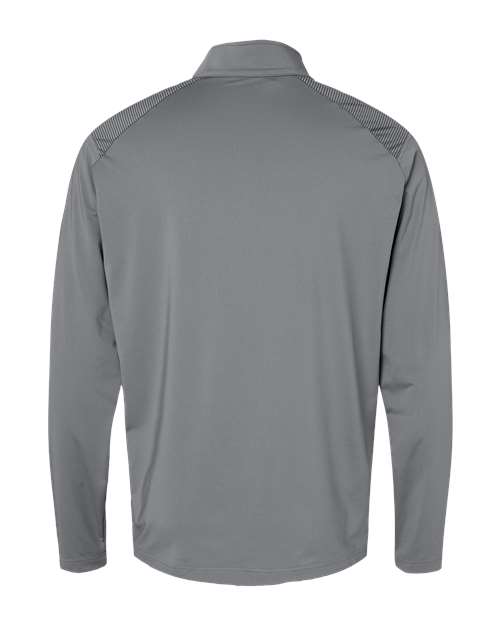 adidas Men's Shoulder Stripe Quarter-Zip Pullover-2
